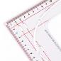 Preview: Schneiderlineal 24,5 x 60,5 cm 