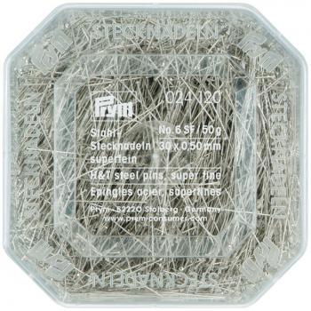 50g Stecknadeln silber Nr. 6 SF 30x0,50mm