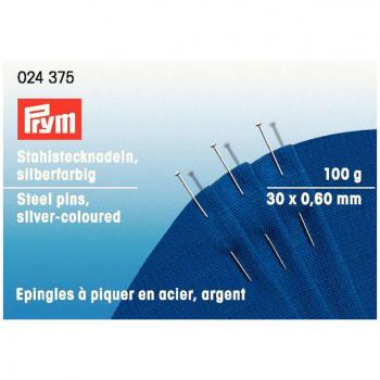 Stecknadeln ST 6 EF silberfarbig 0,60 x 30 mm