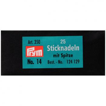 Sticknadeln mit Spitze 14 silberfarbig 1,90 x 60 mm
