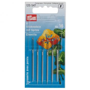 Sticknadeln mit Spitze und Goldöhr
