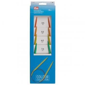 Rundstricknadel-Set ALU farbig 4,5-7,0 mm 80 cm