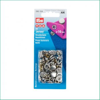 Nachfüllpackung MS für 390120 gl. Kappe silberf. 10 mm