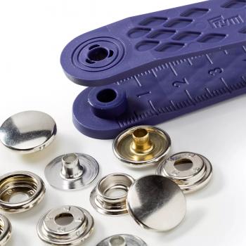 Preview: 10 Druckknöpfe Sport & Camping 15mm silber