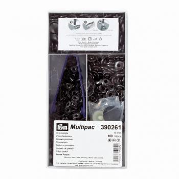 Druckknopf Anorak 15mm brüniert