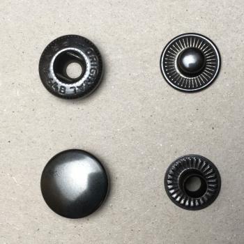 Druckknopf Anorak 15 mm brüniert große Unterteile