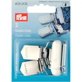 Combi-Clips ST silberfarbig 25 mm