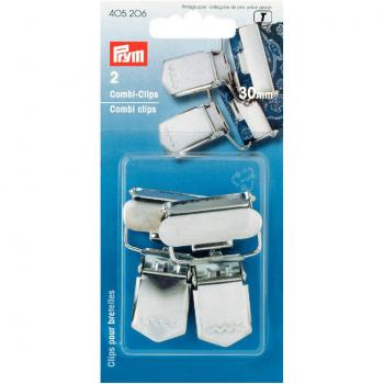 Combi-Clips ST silberfarbig 30 mm