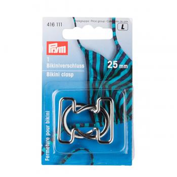 Bikiniverschluss ST silberfarbig Schlinge 25 mm