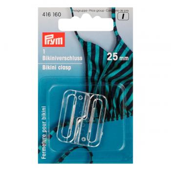 Bikiniverschluss KST transparent 25 mm