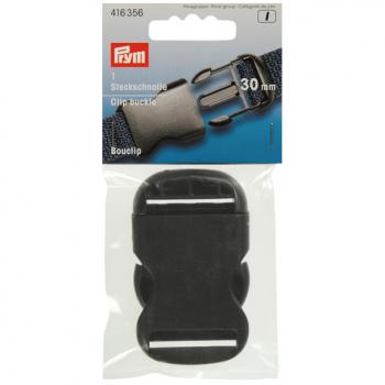 Steckschnalle KST stark schwarz 30 mm
