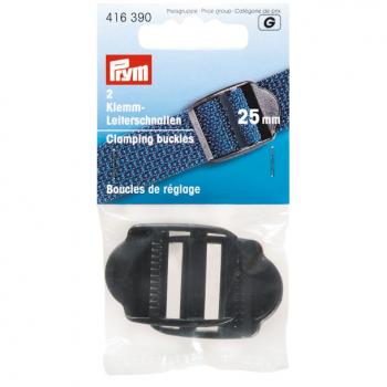 Klemm-Leiterschnallen KST 25 mm schwarz