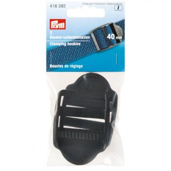 Klemm-Leiterschnallen KST 40 mm schwarz