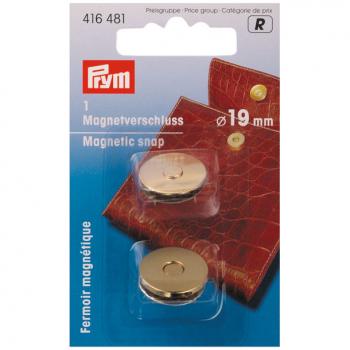 Magnet-Verschluß 19 mm goldfarbig