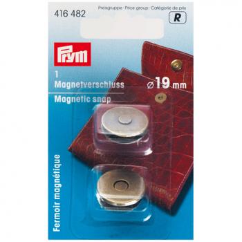 Magnet-Verschluß 19 mm altmessing