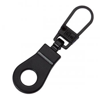 Fashion-Zipper Öse schwarz