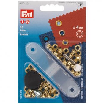 Ösen goldfarbig 4,0 mm