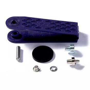 Preview: Ösen und Scheiben MS silberfarbig 4,0 mm