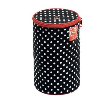 Woll-Spender Polka Dots schwarz/weiß