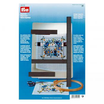 Magnettafel für Strickvorlagen etc.