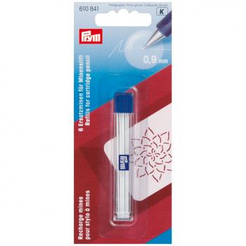 Ersatzminen für Minenstift ø 0,9mm weiß