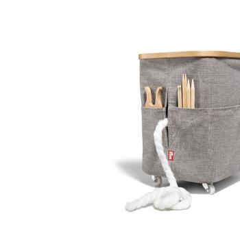 Box Multi Canvas & Bamboo faltbar mit Rollen grau