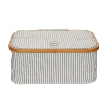 Box Canvas & Bamboo faltbar grau