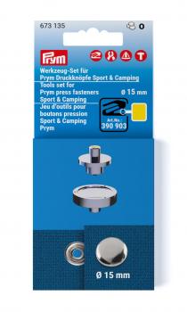 Werkzeug-Set für Prym Druckknöpfe Sport & Camping, 15 mm 