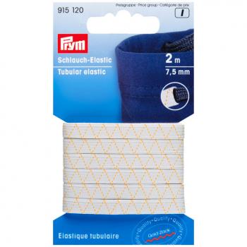 Schlauch-Elastic 7,5 mm weiß