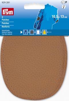 Preview: Patches Nubukleder zum Annähen 10,5 x 13 cm 