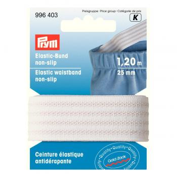 Elastic-Bund non slip 25 mm schwarz oder weiss