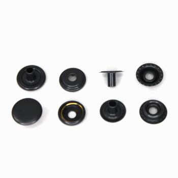 15 mm Ringfederdruckknöpfe "S+C" brüniert 100 Stück