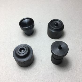 4 teiliger Stempelsatz für Anorak-Druckknöpfe 12 mm