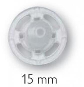 Ann臧druckknöpfe KST 15 mm transp.