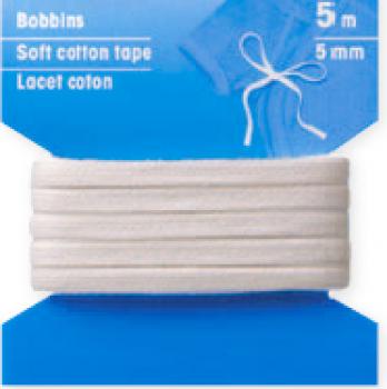 Bobbins weiß 5 mm