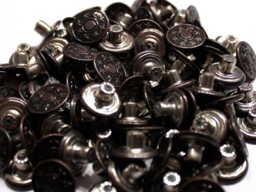 100 Jeans-Knöpfe "Sterne" 17 mm