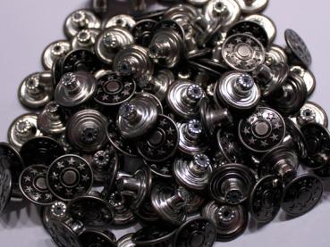 100 Jeans-Knöpfe "Sterne" 17 mm