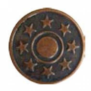 100 Jeans-Knöpfe "Sterne" 17 mm