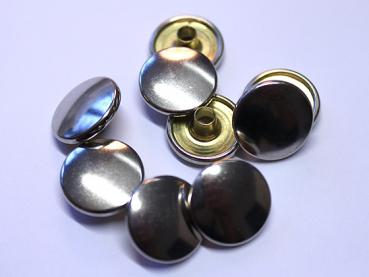 Druckknopf Kappe MS 3000/24 8,5 mm silber