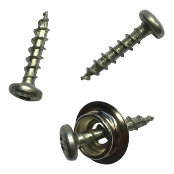 Preview: Schrauben für Druckknöpfe System 3000