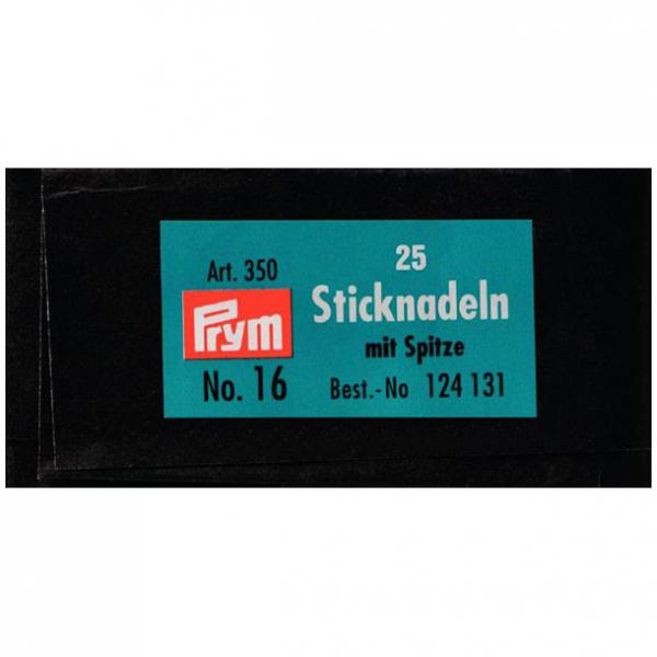 Sticknadeln mit Spitze 16 silberfarbig 1,60 x 55 mm