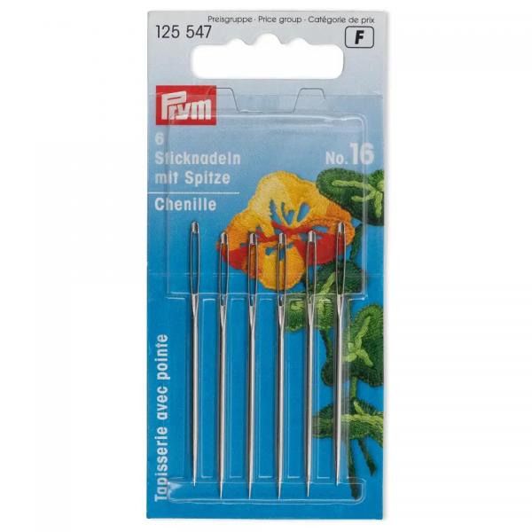 Sticknadeln mit Spitze und Goldöhr