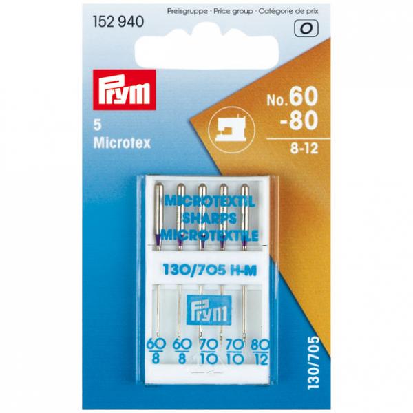 Nähmaschinennadeln 130/705 MICROTEX 60-80
