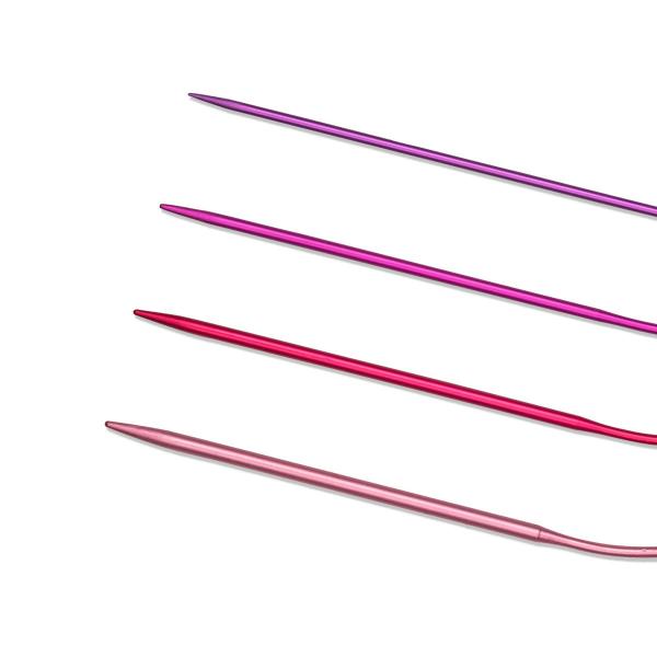 Rundstricknadel-Set ALU farbig 2,5-4,0 mm 80 cm