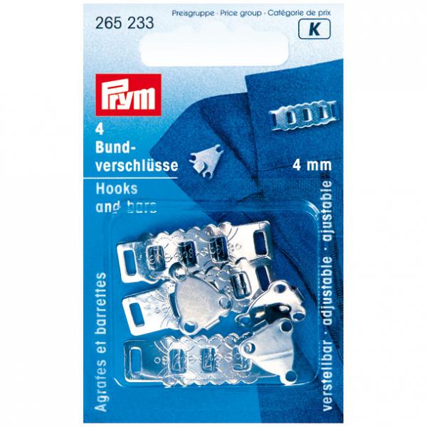 Rock- und Hosenbundverschluss verstellbar 4 mm