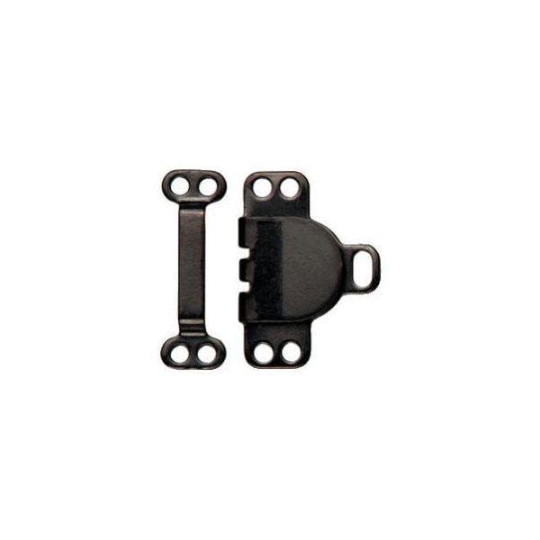 Hosenhaken und Stege MS schwarz 9,5 mm
