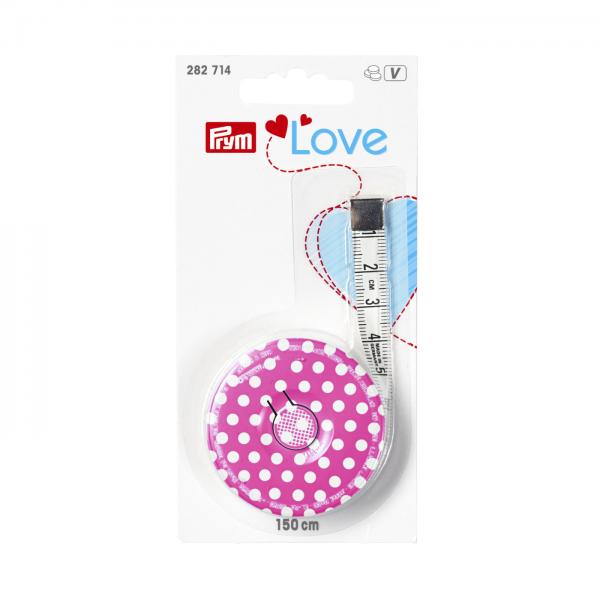 Prym Love Rollmaßband 150 cm pink