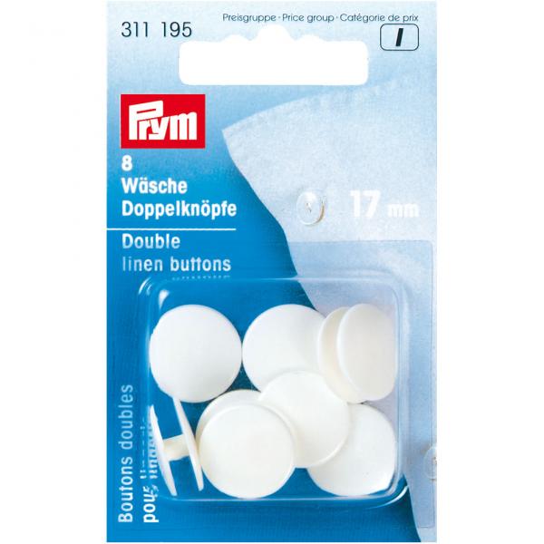 Wäsche-Doppelknöpfe KST 26'' 17 mm