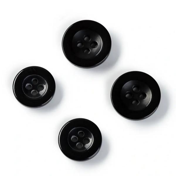 Hosenknöpfe 15 und 17 mm schwarz