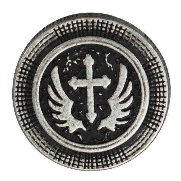 Ösen Annäh-Knopf 18 mm 28" alteisen